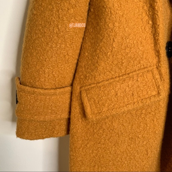 BCBGMAXAZRIA: MARIGOLD BUTTON OVERSIZED PEACOAT - Picture 11 of 12